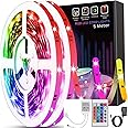 Gesto 5 Meter LED Strip Lights - Operated with 16 Modes Remote Controller| Multicolor LED Lights for Home Decoration, Bedroom,Diwali Decoration,PC,Gaming | 300 Led RGB Strip Light with Adaptor