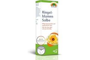 ‎SUNLIFE SUNLIFE Ringelblumensalbe 100 ml - Salbe mit Ringelblumenextrakt - Pflege Creme mit Jojobaöl, Vitamin E & Allantoin - Ringelblumen Salbe bei beanspruchter & empfindlicher Haut