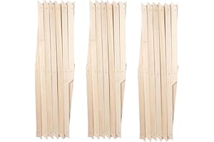 Kanta Wooden Trellis Expandable Garden Wall Trellis For Climbing Plants Decoration & Plants Partitioning (Pack Of 3) (Light Brown, 180cm x 30cm)