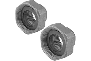 1 1/2 x 1 Zoll Pumpenverschraubung für Wilo Grundfos Heizungspumpe | Set mit 2 Stück