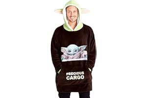 Disney Frozen The Mandalorian Sudadera Manta Gigante para Hombre de Forro Polar Baby Yoda