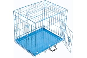 Easipet Blue Metal Dog Cages In 5 Sizes (24" Medium)