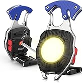 Vidhi Sales COB Mini Keychain Light, Mini LED Flashlight, 1000 Lumen Bright Rechargeable Flashlight 6 Light Modes, Bottle Ope
