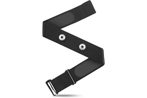 COOSPO Heart Rate Chest Strap Replacement, Adjustable Elastic Soft Fitnesss Chest Band, Colorful Replace HR Chest Belt for XOSS/Wahoo/Garmin/Shanren and More, Buckle Distance 45mm（NOT for Myzone）