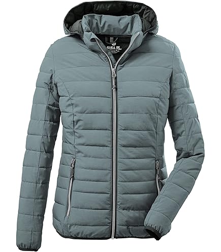 G.I.G.A. DX Dames Functioneel jack in donslook met capuchon/outdoorjack GS 28 WMN QLTD JCKT, light mint, 34, 41761-000