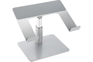 Kensington Uniwersalna Podstawka pod Laptopa, Przekątna do 16 Cali, Ergonomiczna, Regulacja Wysokości i Kąta, Otwarta Wentylacja, Powierzchnia Do Przechowywania, Antypoślizgowe Podkładki (K50424WW)