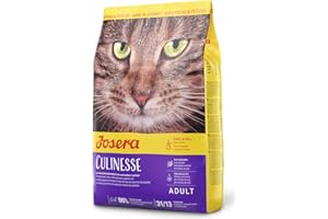 JOSERA Culinesse 2 KG | Croquettes pour chat au saumon et huile de saumon | Nourriture Super Premium pour chats adultes d'intérieur et d'extérieur | Sac de 2 kg