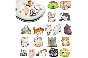 COYUN 18 Pièces Charmes De Chaussure, Pins Crocs, Charms Crocs, Charme De Chaussure,charmes de chaussures en pvc, Pour Les Enfants, Parfait Comme DéCoration De Chaussures