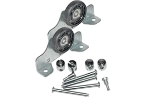 HKB ® 2 pièces pour # 01481/82, métal galvanisé, Plastique, ø 35 mm, Charge 50 kg, avec vis, Fabricant Hettich, référence Article 89068