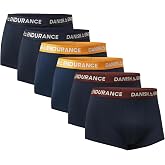 DANISH ENDURANCE Men's Low Waist Boxer Briefs, 6 Pack
