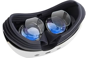 Hensych Lot de 4 films de protection en TPU souple HD VR pour lunettes PlayStation VR2, résistant à la transpiration et à la poussière | Anti-rayures pour PlayStation VR2 Accessoires