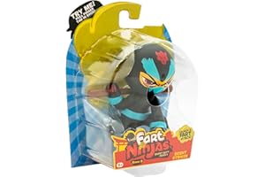 Fart Ninjas | Figuras de colección Scent Striker Series 9 | 10 Ruidos de Pets de un realismo hilarante | 5 años y + Regalos y Juguetes 8 coleccionables, Negro