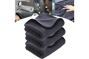 Tarange Chiffon Miro France Pack de 3, Total Clean Chiffon Micro Fibre XXL, Miro France pour Cabine De Douche, Voiture, Maison(40 * 60cm)