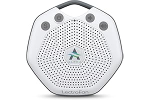 Adaptive Sound Technologies LectroFan Alpha Portable Sleep Sound Machine with 7 Soothing Non-Looping Guaranteed Sounds with Fan, Heartbeat & White Noise for Babies Toddlers & Adults