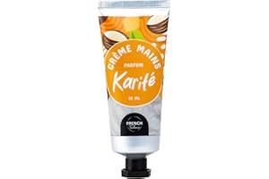 French Tendance - Crème Mains - Soin Intense Pour Tout Type de Peau - Hydratante - Réparatrice - Nourrissante - Protection - Tube de 75 ml - Senteur Karité