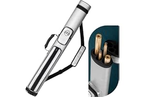 Trymaker Snooker Cue Case, Pool Cue Case for 2-Piece Cue (Not for 3/4 Cues), Made of Faux Leather Snooker Accessories