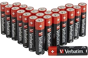 Verbatim Premium baterie alkaliczne AAA, 1,5 V, AAA-LR03 Micro, baterie AAA, baterie do odtwarzacza MP3, aparatu, pilota zdalnego sterowania, golarki itp., bateria alkaliczna premium, 20 sztuk
