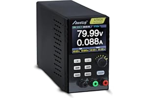 ‎ABESTOP AT8520 DC Programmierbare Labornetzgerät 80V/20A/500W Abestop Stromversorgungen mit 10mV / 1mA Hohe Auflösung mit 2,8 Zoll IPS LCD