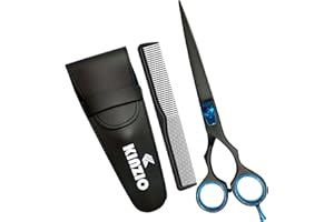 KINZIO Hairdressing Barber Hair Scissor for Professional Hairdressers Barbers Stainless Steel Hair Cutting Shears - for Salon Barbers, Men, Women, Children (6.5")