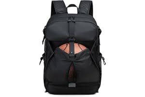 UtiaMiaoGonGo Football Backpack with Ball and Shoes Compartment Large Basketball Bag Backpack for Men Women Fit Volleyball, Soccer, Football, Sports Training Equipment Bags