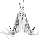 Leatherman Wave+ Multi-Tool, Made in USA, Grey, Special Edition | 18 in 1 Heavy Duty Stainless Steel Tool with Knife, Pliers
