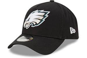 New Era NFL Caps American Football Kappe Basecap gebogener Schirm verstellbar 9Forty A-Frame schwarz