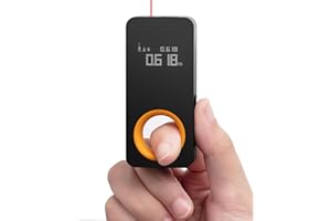 HOTO Laser Measuring Tool, Pocket-Size 98Ft Digital Laser Tape Measure ±2mm Accuracy, USB-C Rechargeable, OLED Display, Ft/M Unit Conversion, Real-time Data Sync, Cool Gadgets for Men & Home Use