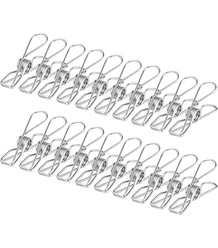 10 Pinces à Linge Transparentes Cabilock – Multifonctions Pour Vêtements, Serviettes, Dossier – Pratiques Et Résistantes