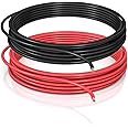 DCSk Fahrzeugleitung - 1,5mm² - 10m - FLRY B asymmetrisch - 1.5 mm² - KFZ Kabel Litze - Set Farbe rot/schwarz - 1 5mm2