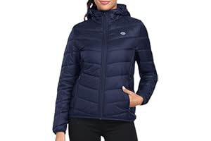 MoFiz Chaqueta de Pluma Ligero Mujer Chaqueta de Plumón Invierno Cálido Plumiferos Abrigo Antiviento con bolsillo