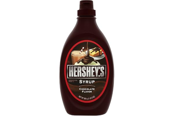 Hershey's Chocolate Flavour Syrup, Pack of 3 x 680 g