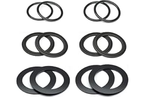 JIAHUADE 12Stück Dichtungen für Intex Pool Schlauch,Unterlegscheiben Runde Dichtung,Poolpumpe Dichtungsring für Intex,Pool O-Ringe Ersatzteil für Intex für 25076RP,für Intex 10747,25006,25010,28633,28635,28621