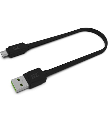 LINK Micro USB Kabel, 3 M, Schwarz | USB 2.0 Zum Laden & Datentransfer | Aus Kupfer, Vernickelte Kontakte