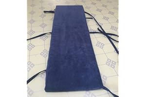 PING BU 3cm/5cm Bench Cushion Indoor Outdoor,Velvet Bench Seat Cushion 2 3 Seater,100/120cm Bench Cushions for Garden Home Dining (100 * 40 * 3cm,Dark blue)