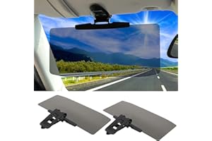 EDENCOMER Sun Visor Extension for Car, Car Sun Visor Extension Anti-Glare Sun Visor Extender for Cars Front Seat Driver or Passenger (2Pcs)