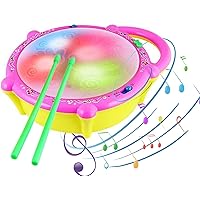 Spanking Flash Drum with 3D Lights and Musical Toys (2 Year)