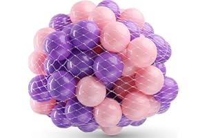 PRADICHI Soft Plastic Mini Play Balls for Kids & Toddlers – Multi Vibrant Colors, Smooth Edges, Non-Toxic, Phthalate – Perfect for Ball Pits