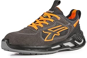 U-POWER DON'T WORRY... BE HAPPY! U-Power Red 360 Ryder, Scarpe Antinfortunistiche Unisex, Leggere, Flessibili, Antiperforazione in Nylon, con Suola Infinergy, con Puntale in Alluminio