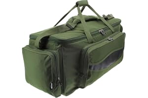 XXL Green Carp Fishing Tackle Bag Holdall NGT 909L Insulated Bag
