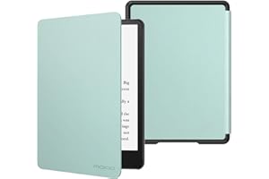 MoKo Case for 6.8" Kindle Paperwhite (11th Generation-2021) and Kindle Paperwhite Signature Edition, Light Shell Cover with Auto Wake/Sleep for Kindle Paperwhite 2021 E-Reader, Agave Green