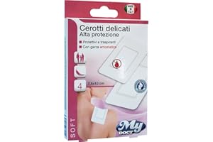 BRIANCASA My Doct Cerotti Delicati Alta Protezione XXL, 7.5x10 cm, Colore Bianco, 4 Pezzi