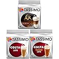 Tassimo 3 Latte Bundle Costa Latte + Costa Caramel + Lor Latte Macchiato