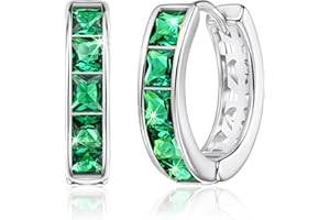 Linawe Petites créoles, boucles d'oreilles en forme de piercing, boucles d'oreilles hélicoïdales, bijoux sans nickel pour femmes, mini-créoles en or rose et argent