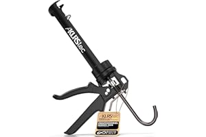 KLRStec® PROFESSIONAL Pistola a cartuccia con rapporto massimo 25:1 - Pistola a cartuccia professionale 4K per tutte le comuni cartucce di sigillante e adesivo da 150-300 ml