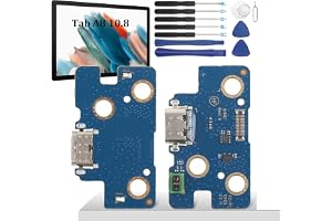 YHX-OU laddningsuttag för Samsung Galaxy Tab A8 10,5 SM-X200 Dock Connector Port Charger LaddningPort Mikrofon Audio Jack Flex kabel + installationsverktyg