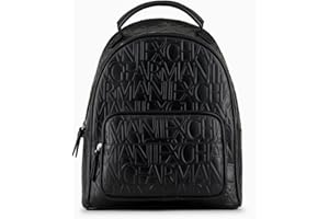 ARMANI EXCHANGE - Essential, Liz, Big Zipped Frontal Pocket, Logo Pattern, Look casual, tasca frontale Donna