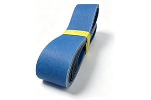 GZKTY slipband 40 x 760 mm, 10 stycken, 60 korn, för bandslipar, polering av trä och metall