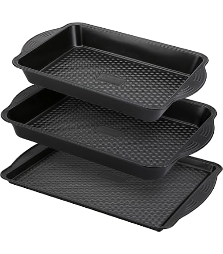 Plat à Rôtir Prestige Avec Grille Intégrée - 42x34,5x9 Cm - Antiadhésif, Lave-Vaisselle - Acier Carbone