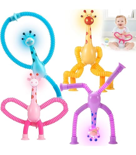 Jouets Télescopiques de Robots de Ventouse - Marque - Modèle - Blanc - Jouet - 4 pièces