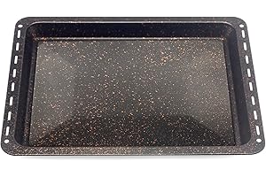 UD UNIQ DEALZ Plaque de cuisson antiadhésive - 455 x 370 x 31 mm -Compatible avec groupe BSH 662999 - 00662999, 434038 - Compatible avec Bosch, Siemens, Neff, Constructa, Balay, Neff - Gorenje (Marron doré)